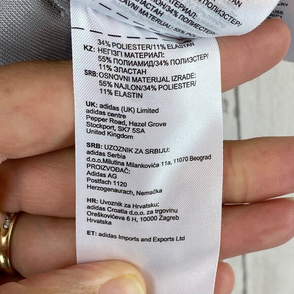 Adidas Gray Three Tapered Regular Fit Golf Pants UPF 50+ Twill Men's Size 32x32 - Picture 14 of 15